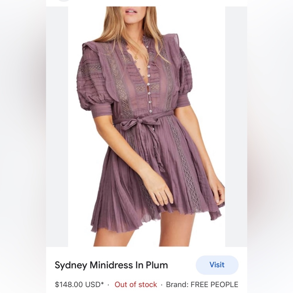 Free People boho dress